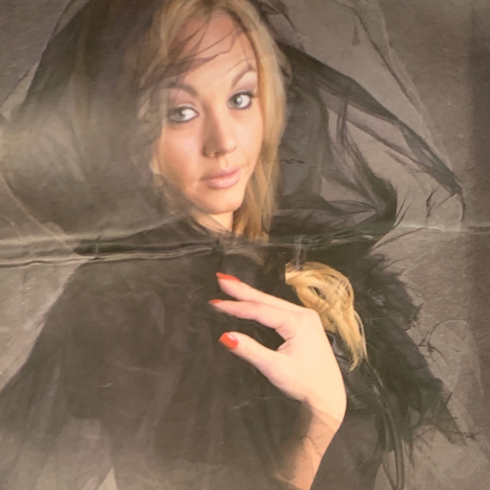 Halloween Accessory:  Tulle Capelet. NWT